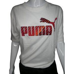 Puma Logo T-Shirt White‎